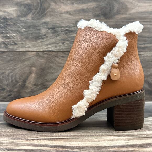 NIB Gentle Souls by Kenneth Cole 9M Best 65MM Zip Bootie Cozy Ankle Boots - Picture 5 of 11